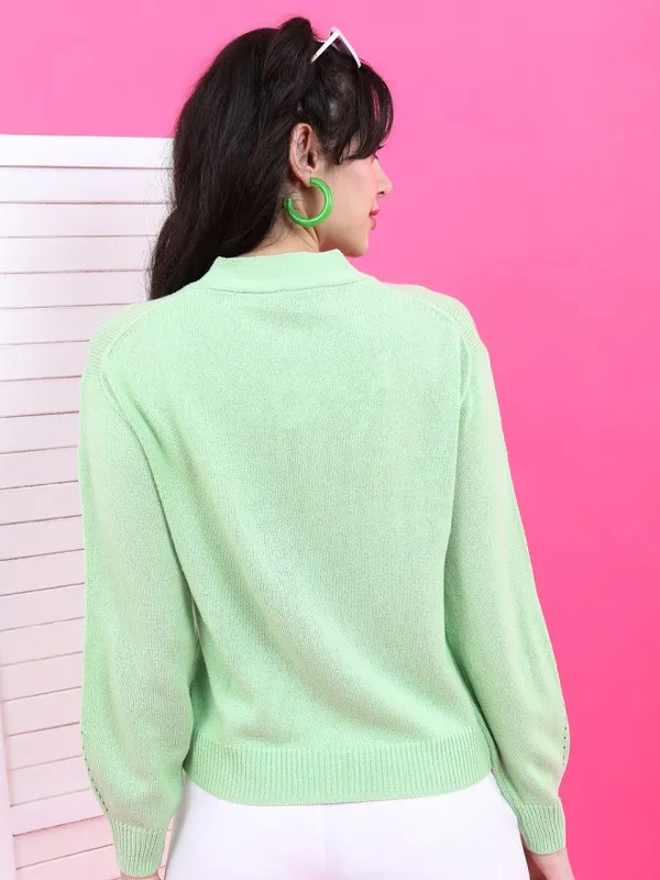 Women Solid Sweaters