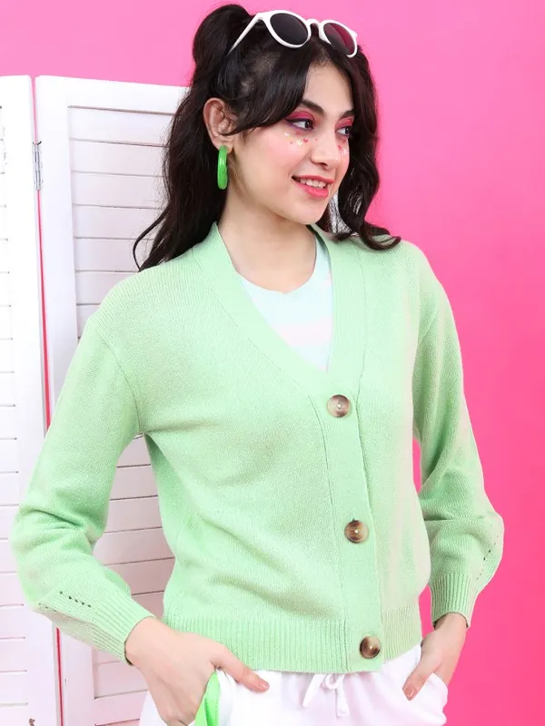 Women Solid Sweaters