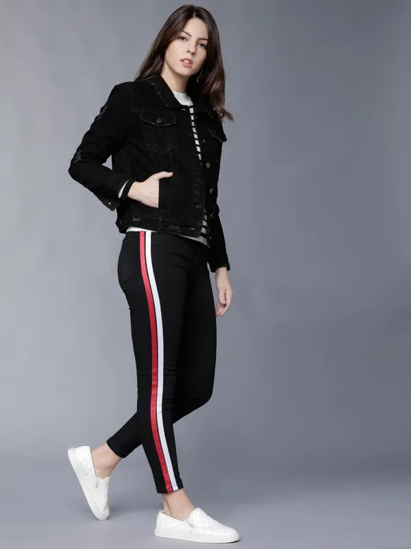 Tokyo Talkies Women Black Super Skinny Fit Stretchable Jeans