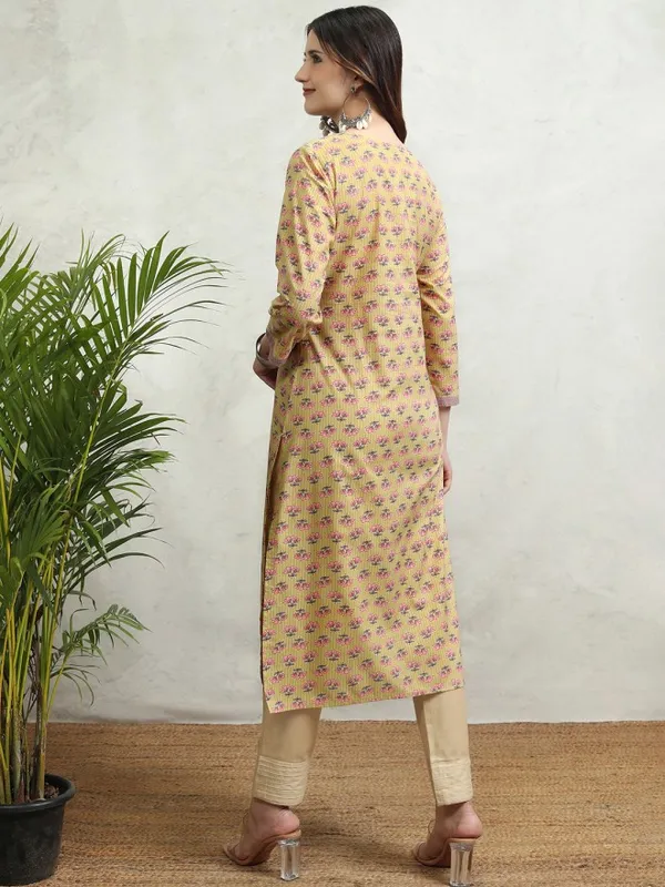 Printed Straight Kurta