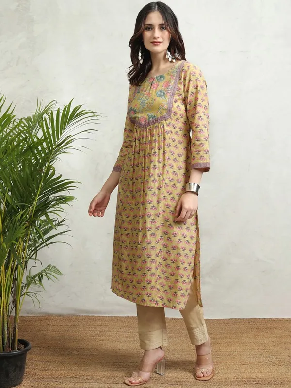 Printed Straight Kurta