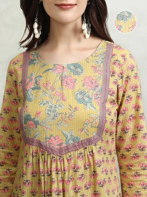 Printed Straight Kurta