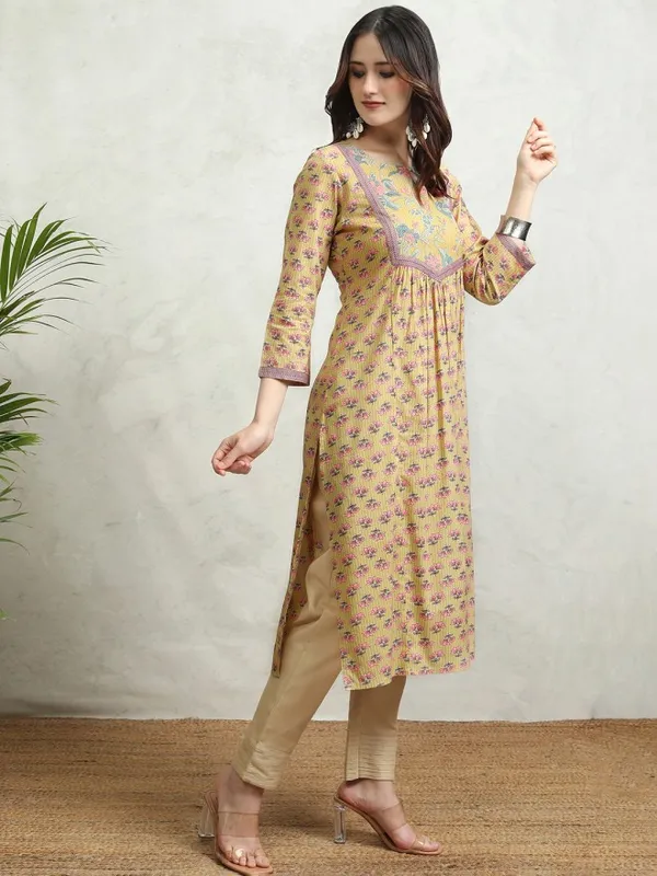 Printed Straight Kurta
