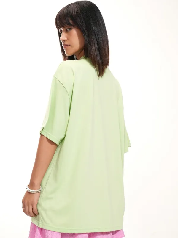 Printed Oversized Fit T-Shirt