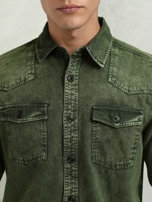 Men Oversized Fit Casual Shirt