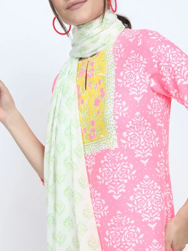 Women Kurta With Palazzo And Dupatta