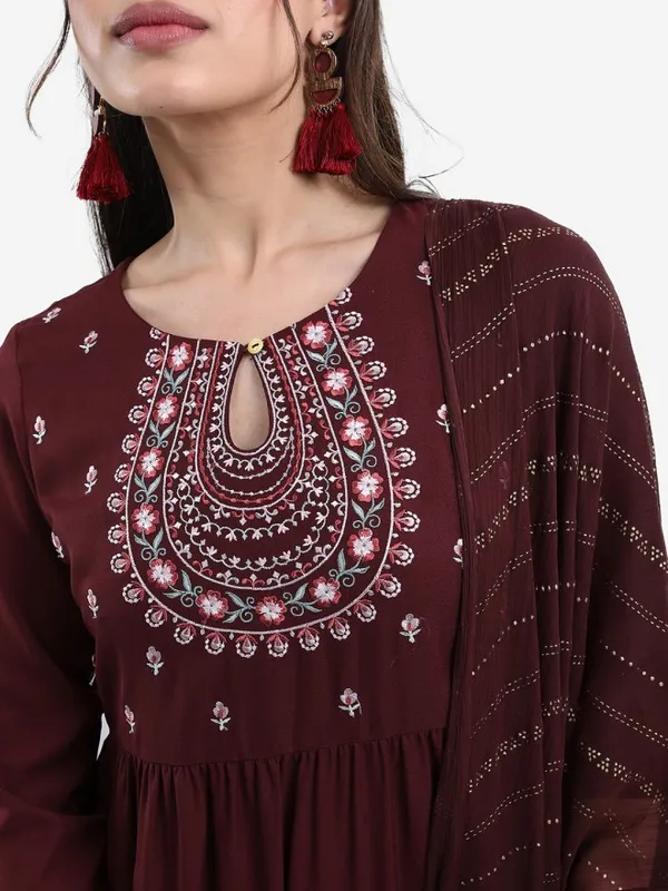 Women Kurta With Palazzo And Dupatta