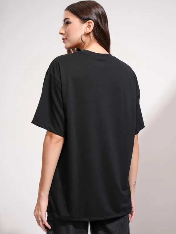 Printed Oversized Fit T-Shirt