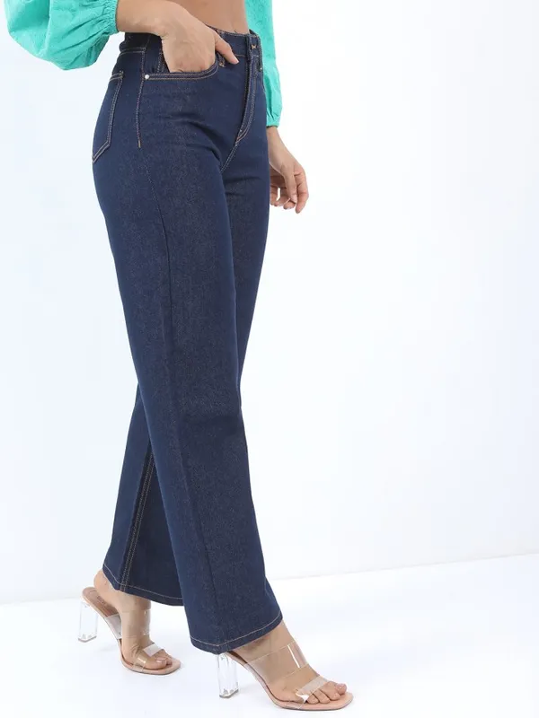 Tokyo Talkies Women Blue Flared Stretchable Jeans