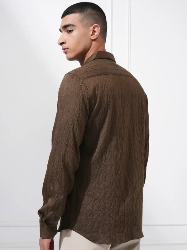 Men Slim Fit Casual Shirt