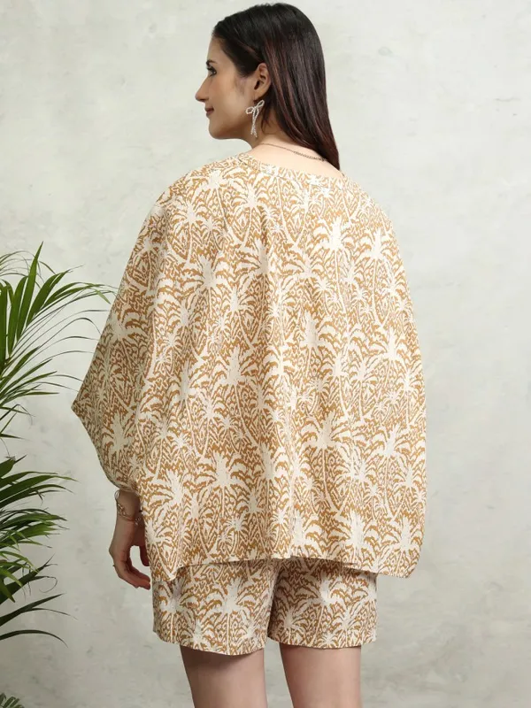 Tokyo Talkies Women Brown Printed Regular Top