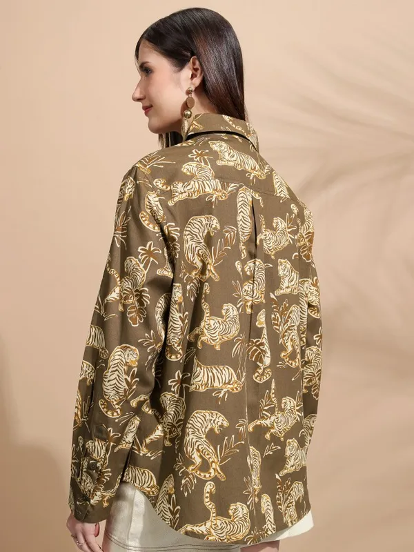 Women Printed Casual Shirt