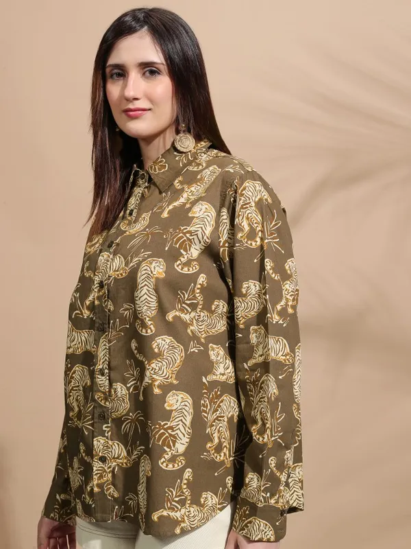 Women Printed Casual Shirt