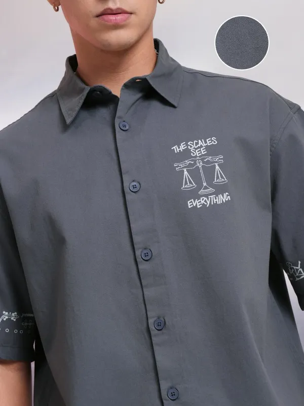 Moon Knight Men Oversized Fit Casual Shirt