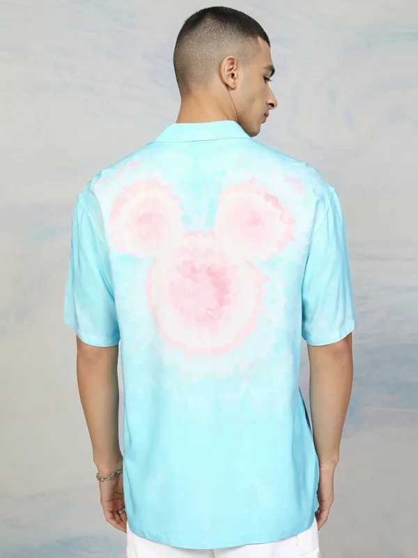 Mickey Mouse Men Relaxed Fit Casual Shirt