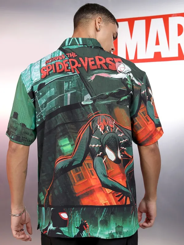 Spider-Man Men Relaxed Fit Casual Shirt
