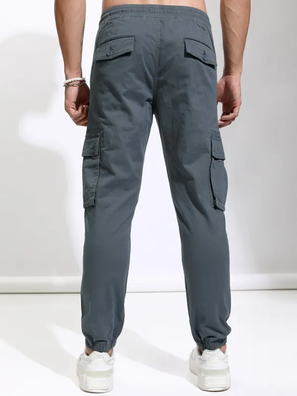 Highlander Men Blue Slim Fit Solid Joggers