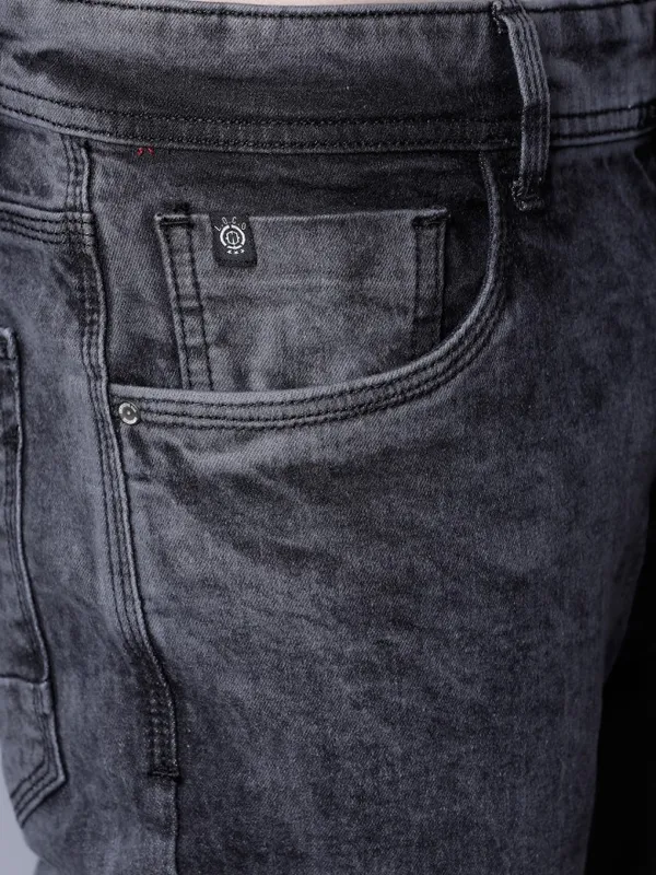 Locomotive Men Black Slim Fit Stretchable Jeans
