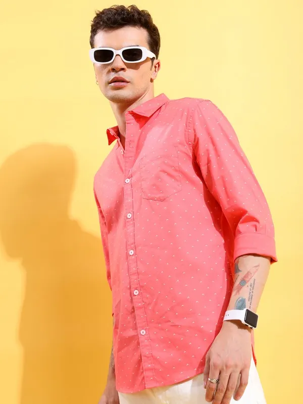 Men Slim Fit Casual Shirt