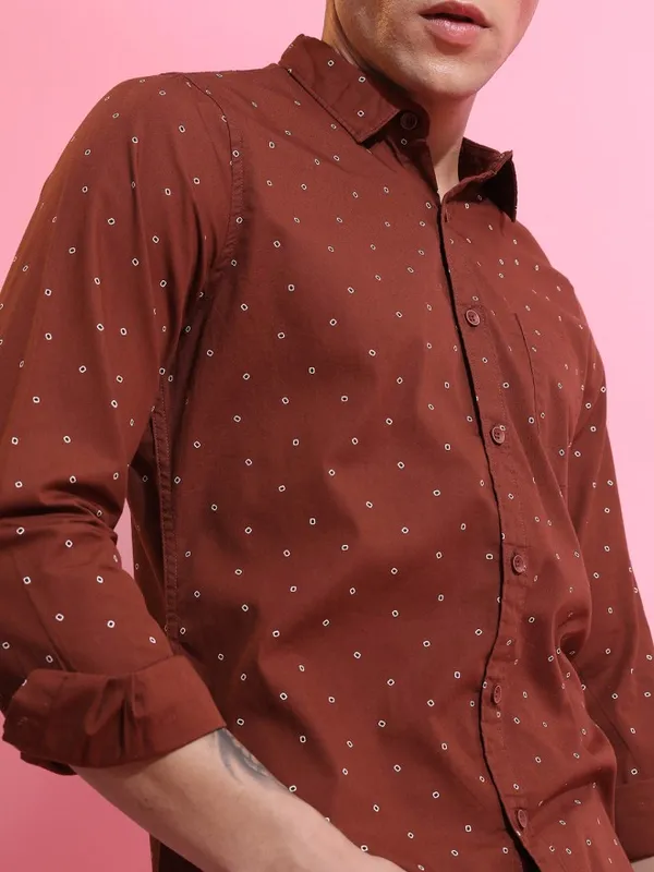 Men Slim Fit Casual Shirt
