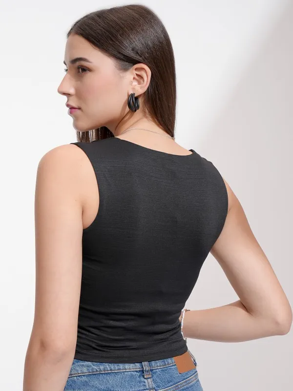 Solid Fitted Top