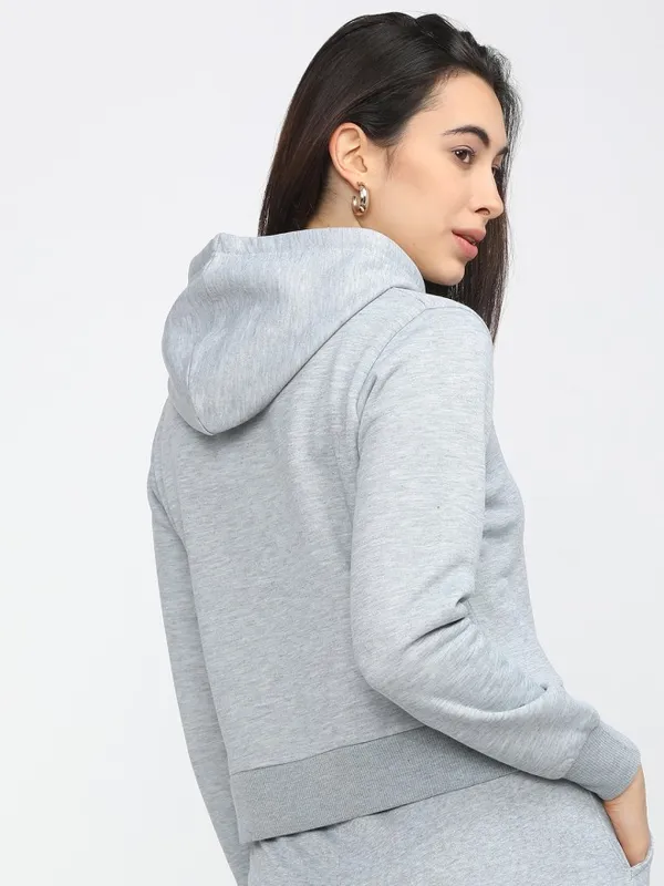 Women Solid Sweatshirt
