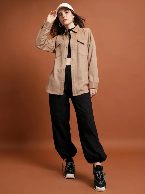 Women Solid Jacket