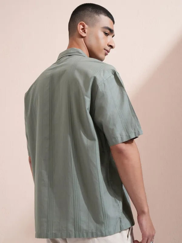 Men Oversized Fit Casual Shirt