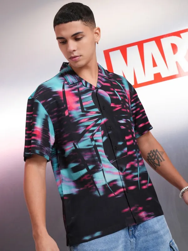Spider-Man And Venom Printed Casual Shirt