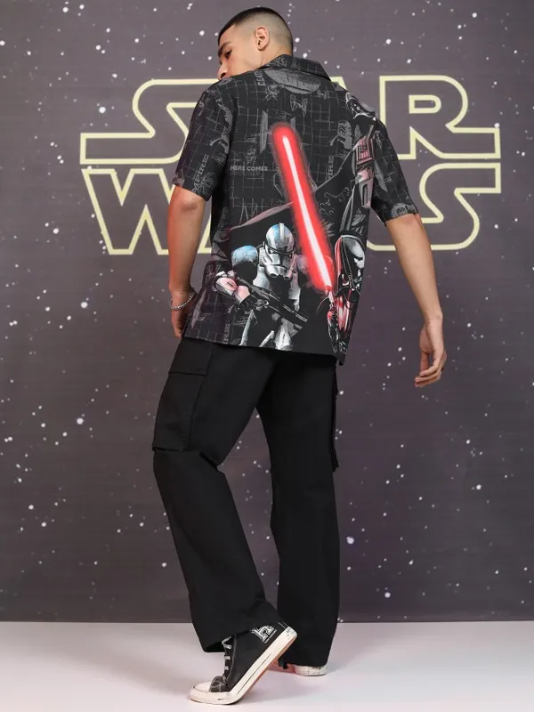 Darth Vader Men Relaxed Fit Casual Shirt