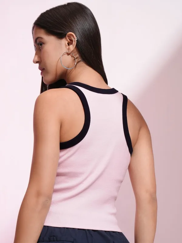 Lion King Embroidered Fitted Top