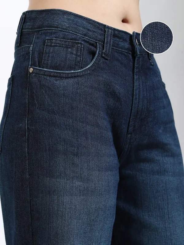 Tokyo Talkies Women Blue Straight Fit Stretchable Jeans