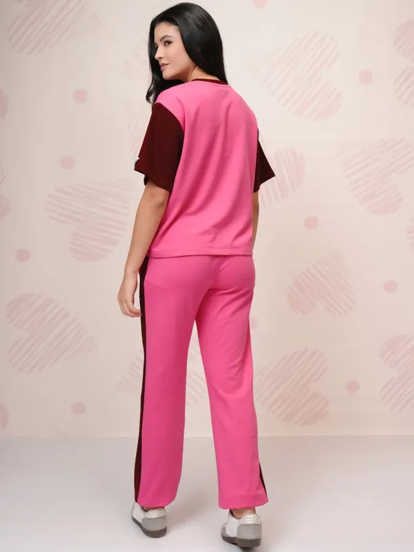 Donald Duck Women T-Shirt With Trousers Co-Ords