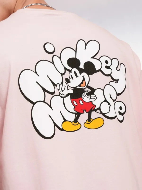Mickey Mouse Men Printed Oversized Fit T-Shirt