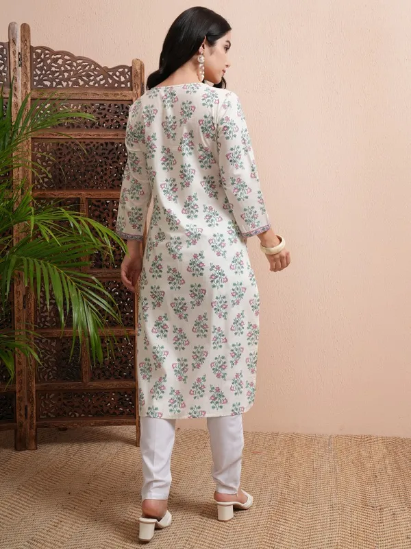 Printed Straight Kurta
