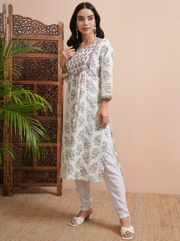 Printed Straight Kurta