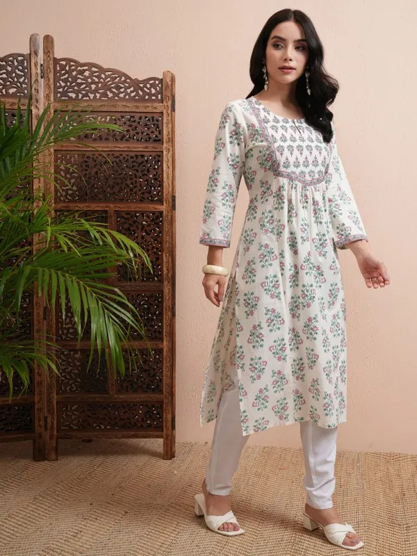 Printed Straight Kurta