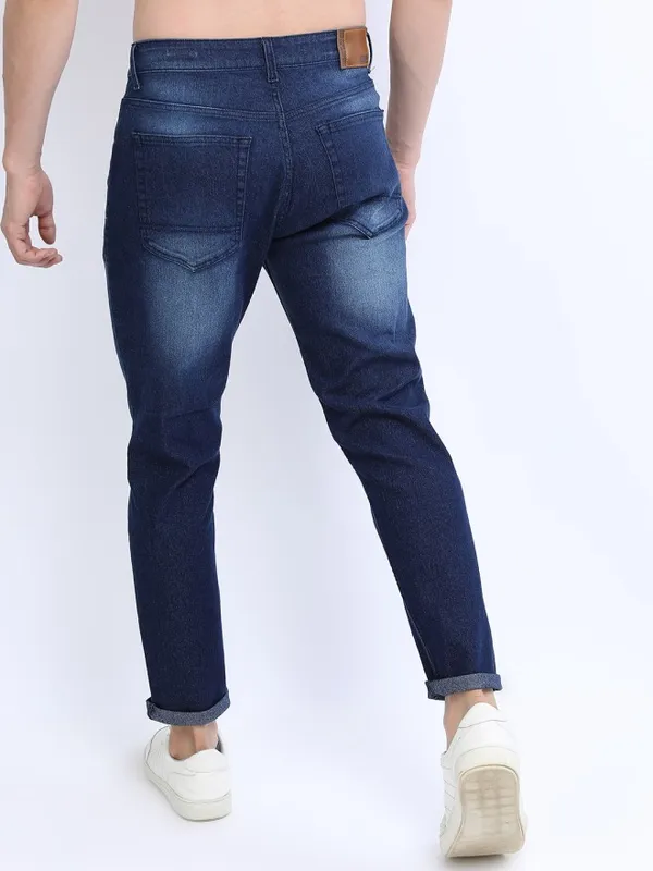 Highlander Men Blue Tapered Fit Stretchable Jeans