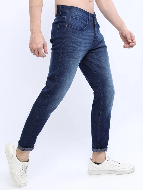 Highlander Men Blue Tapered Fit Stretchable Jeans