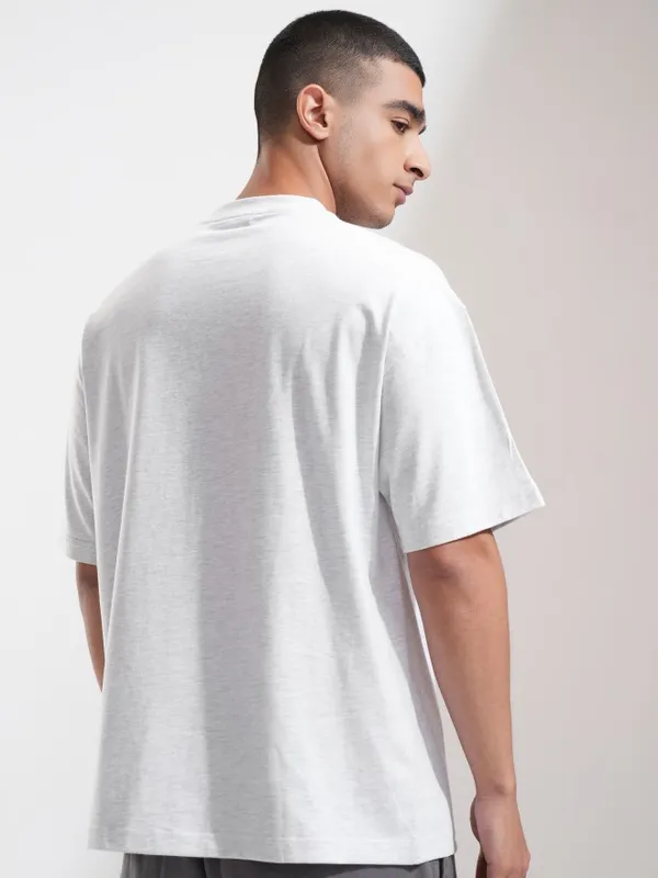 Men Solid Oversized Fit T-Shirt