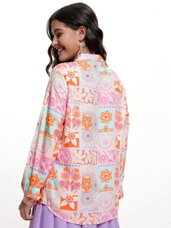 Mickey Mouse Women Printed Casual Shirt