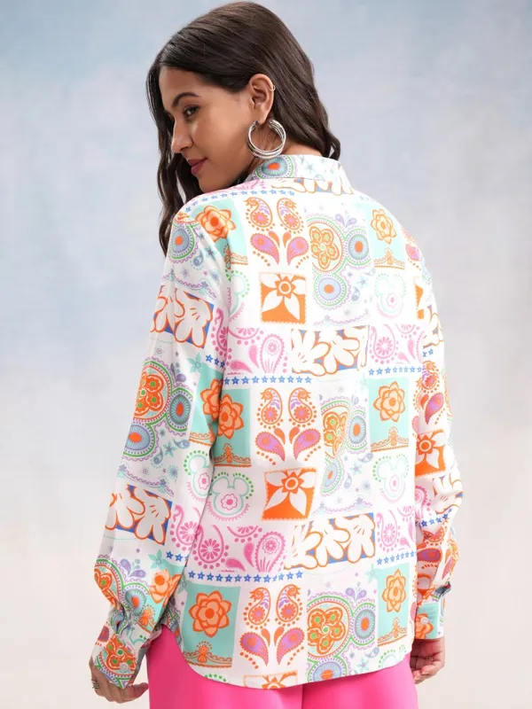 Mickey Mouse Women Printed Casual Shirt