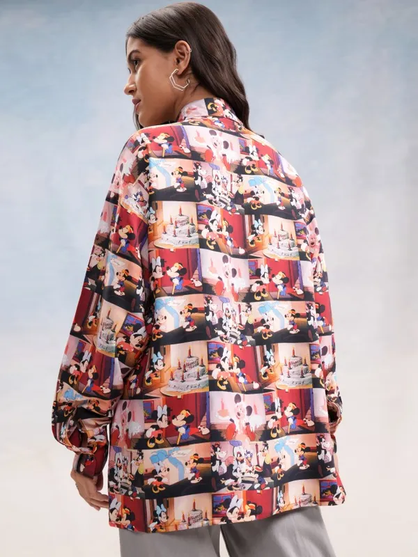 Disney By Tokyo Talkies Women Multi Mickey And Friends Printed Casual Shirt