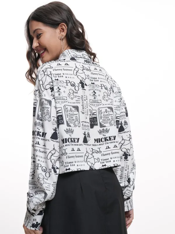 Disney Princess Women Printed Casual Shirt