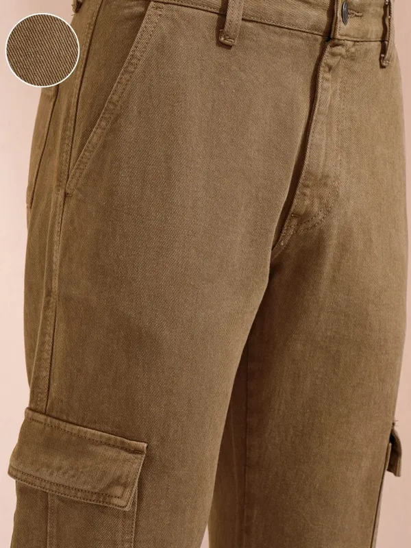 Highlander Men Khaki Straight Fit  Jeans