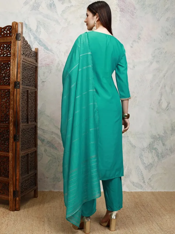 Women Kurta With Trouser And Dupatta