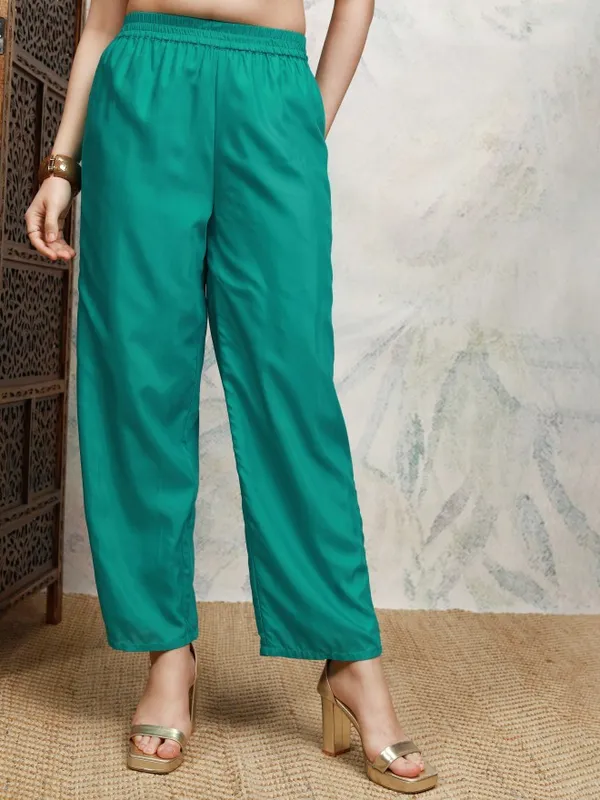 Women Kurta With Trouser And Dupatta