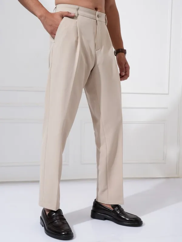 Men Regular Fit Casual Trouser