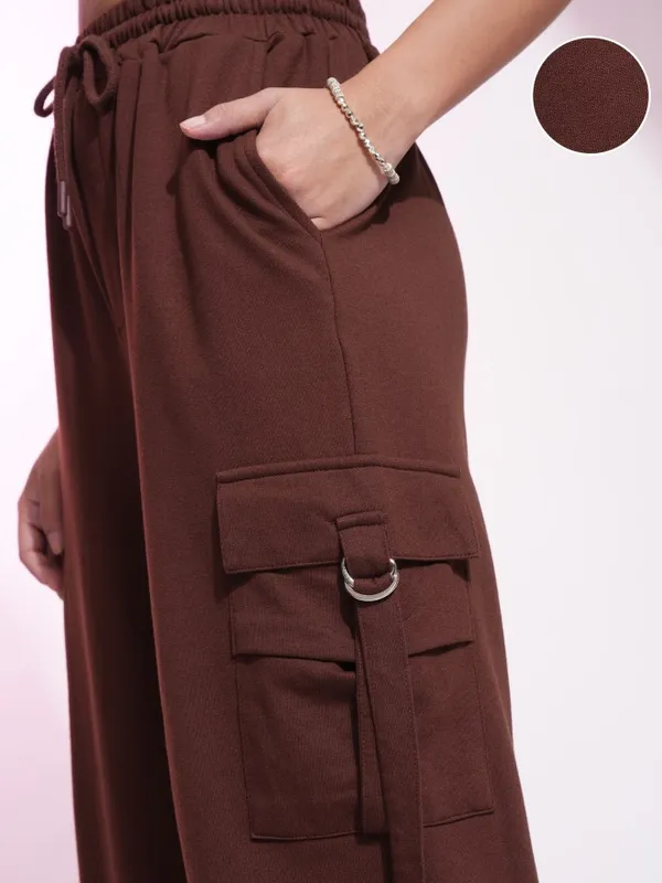 Disney By Tokyo Talkies Women Brown Lion King Printed Straight Fit Cargos