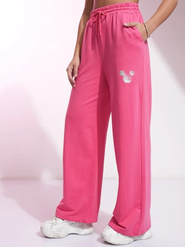 Mickey Mouse Women T-shirt With Trouser Co-Ords